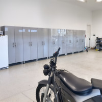 Silver Modular 8 Piece Garage Storage Closet Kit