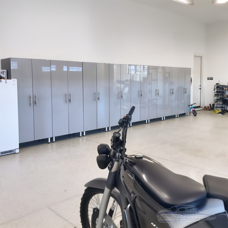 Silver Modular 8 Piece Garage Storage Closet Kit Silver Modular 8 Piece Garage Storage Closet Kit