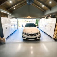 White Modular 8-Piece Tall Garage Storage Closet Kit