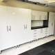 White Modular 10 Piece Cabinet Kit with Recessed Worktop