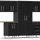 Black Modular 15 Piece Kit with Dual Workstation