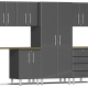 Grey Modular 15 Piece Kit with Dual Workstation