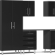 Black Modular 6 Piece Kit with Workstation