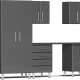 Grey Modular 6 Piece Kit with Workstation
