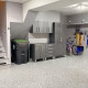 Grey Modular 5 Piece Kit of Garage Cabinets Grey Modular 5 Piece Kit of Garage Cabinets