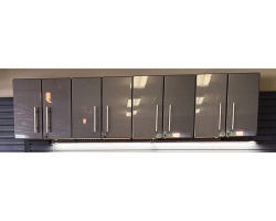 Grey Modular 4 Piece Wall Cabinet Kit