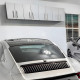 Silver Modular 4-Piece Locking Garage Wall Cabinet Set, Soft-Close