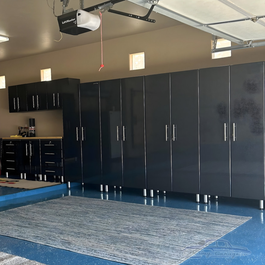 Black Modular Ulti-Mate 11-Piece Garage Cabinet Set with Workbench