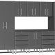 Grey Modular 11 Piece Kit with Workstation