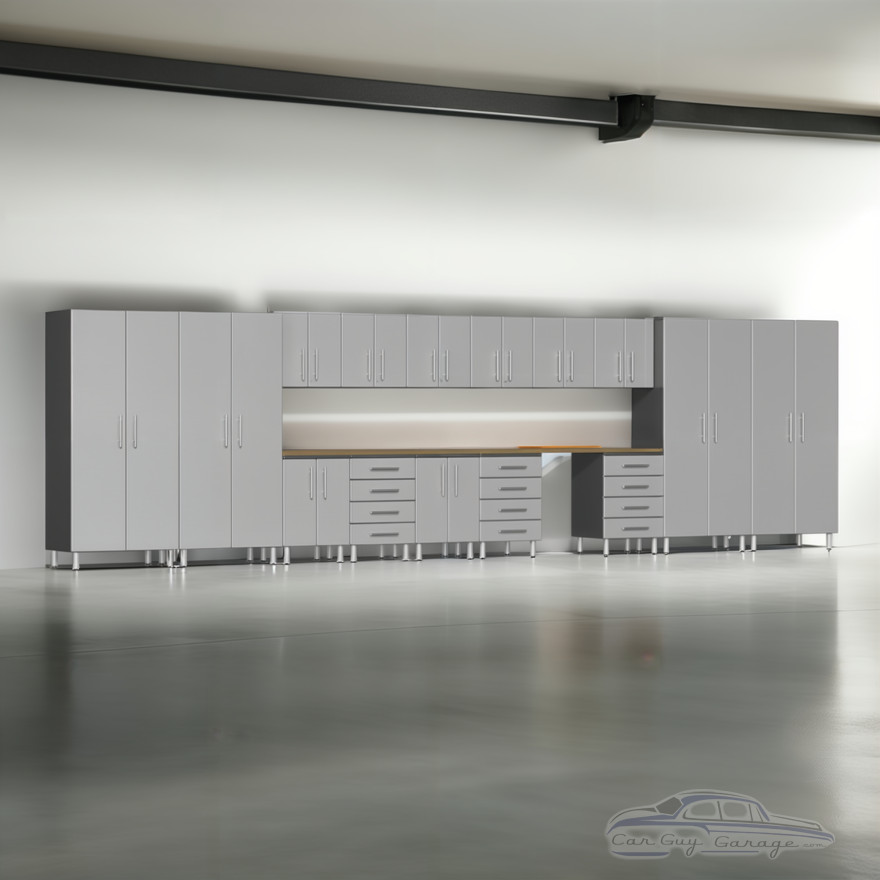 Silver Modular 17 Piece Garage Super-System Silver Modular 17 Piece Garage Super-System