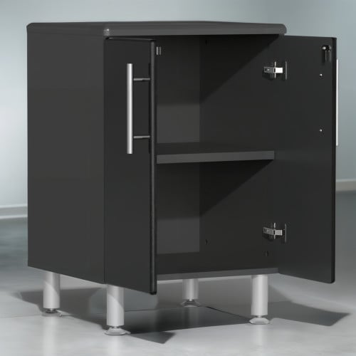 Black Modular 2-Door Base Garage Cabinet