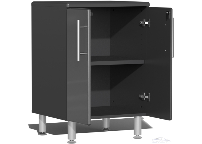 Grey Modular 2-Door Base Cabinet