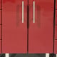Red Modular 2-Door Base Cabinet