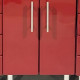 Red Modular 2-Door Base Cabinet