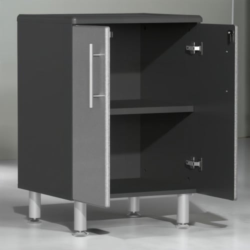 Silver Modular 2-Door Base Garage Cabinet