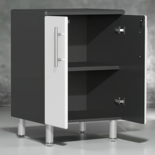 White Modular 2-Door Base Garage Cabinet