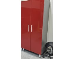 Red Modular 8 Piece Cabinet Set