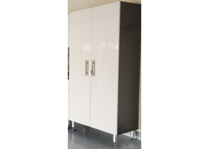 White Modular 2-Door Tall Closet