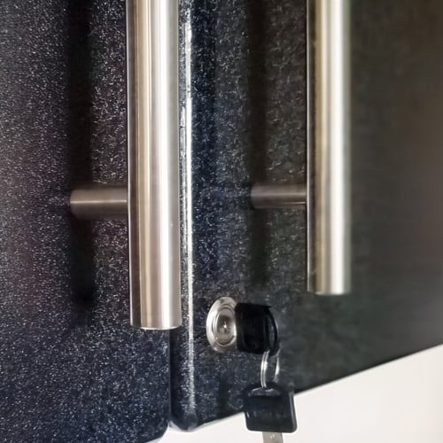 Black Modular 2-Door Garage Wall Cabinet