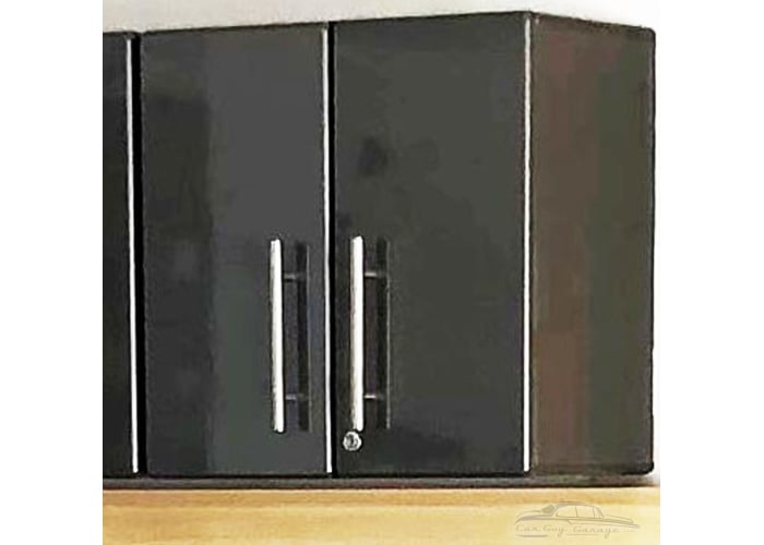 Black Modular 6 Piece Wall Cabinet Set