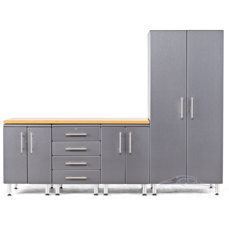 9ft wide set of Grey Modular Cabinets 9ft wide set of Grey Modular Cabinets