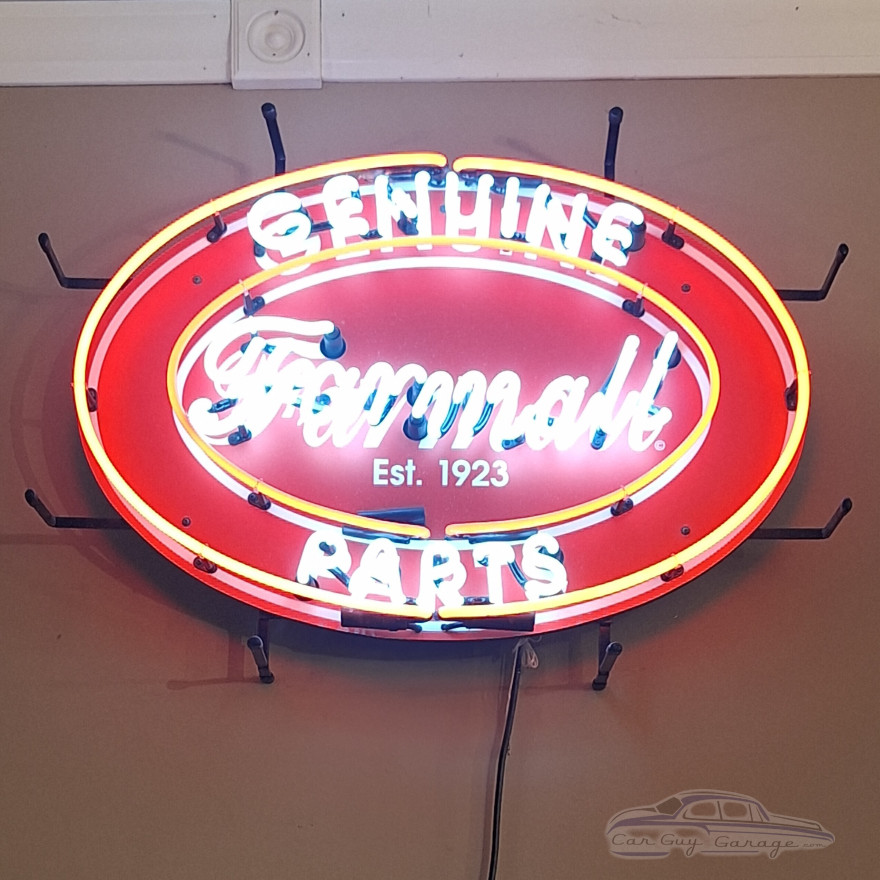 Farmall Genuine Parts Oval Neon Sign - 29" x 20"