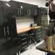 8 Piece Black Modular Cabinet Set 8 Piece Black Modular Cabinet Set