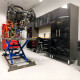Black Modular 8 Piece Garage Cabinet Kit with Bamboo Worktop Black Modular 8 Piece Garage Cabinet Kit with Bamboo Worktop