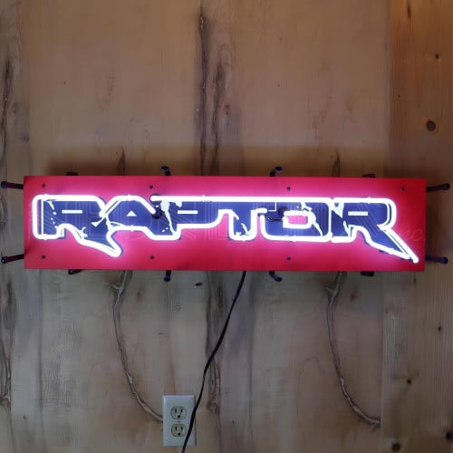Ford Raptor Neon Sign With Backing