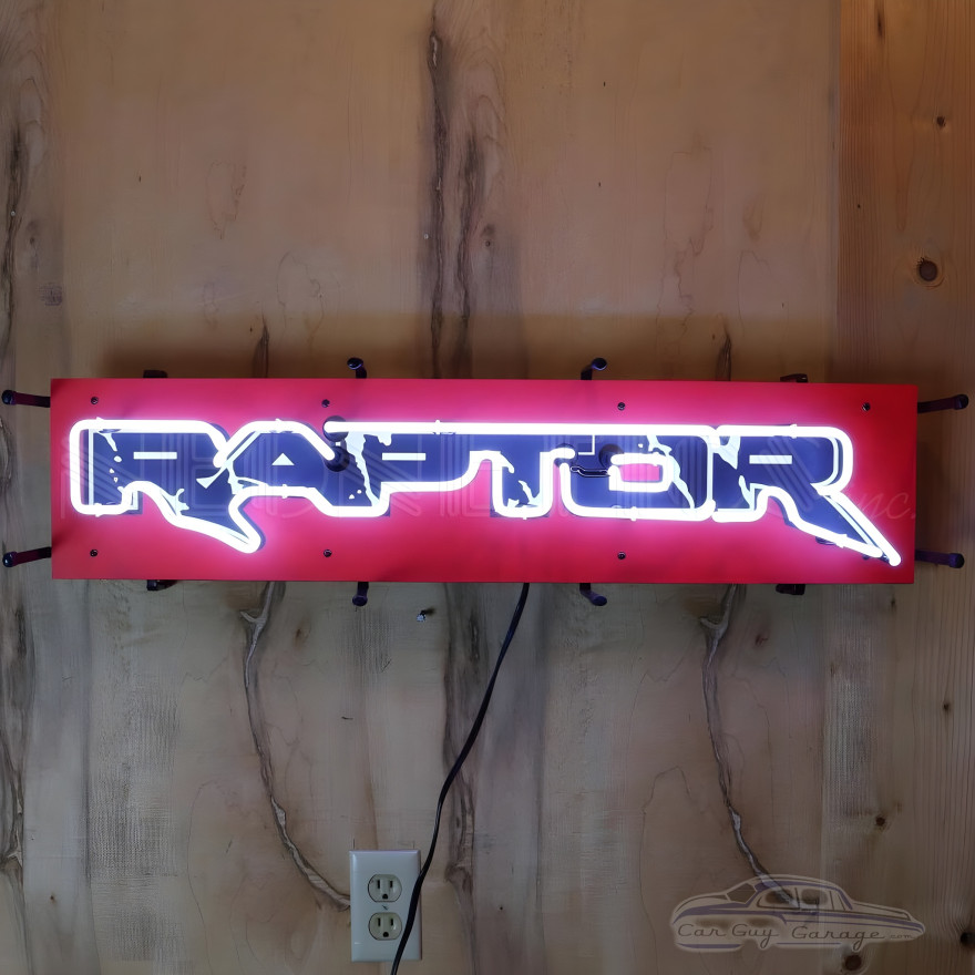 Ford Raptor Neon Sign With Backing
