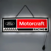 Ford Motorcraft Racing LED Backlit Wall Sign - 29" x 10"