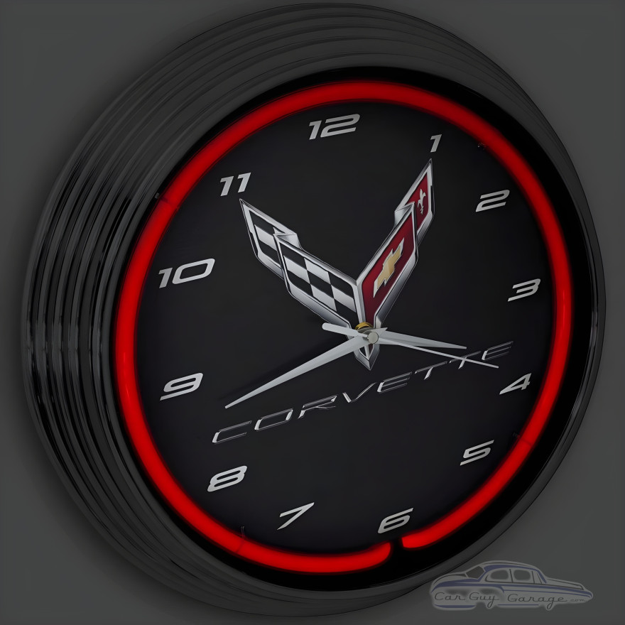Corvette C8 Next Generation Neon Clock Corvette C8 Next Generation Neon Clock