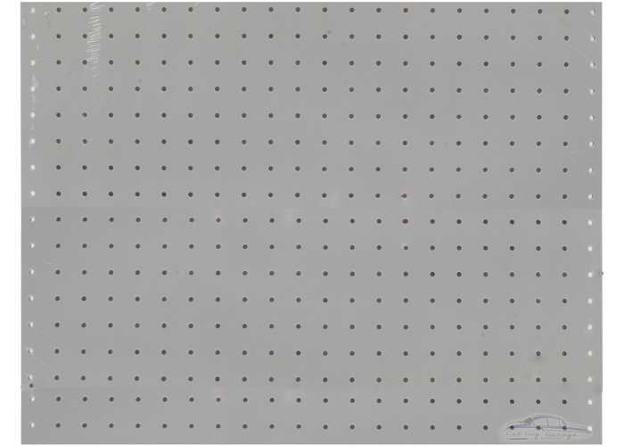 Two 22 In. W x 18 In. H x 1/8 In. D White Polypropylene Pegboards with 3/16 In. Hole Size