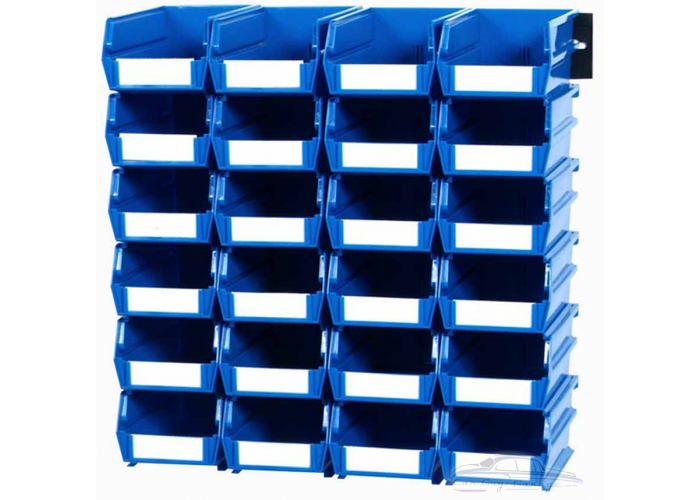 26 Pc Wall Storage Unit Blue