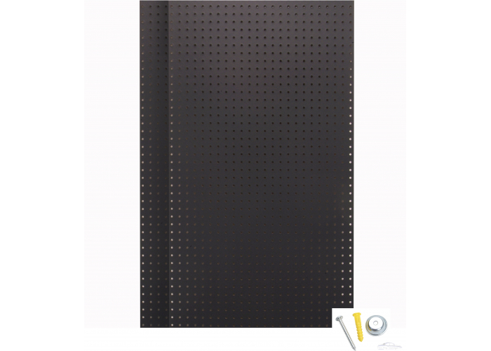 2 Wall Ready Black Pegboards