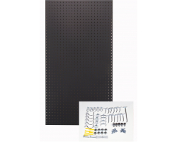  Black Pegboard with 36 DuraHook