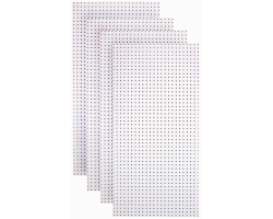 4 White Tempered Pegboards 24x 48