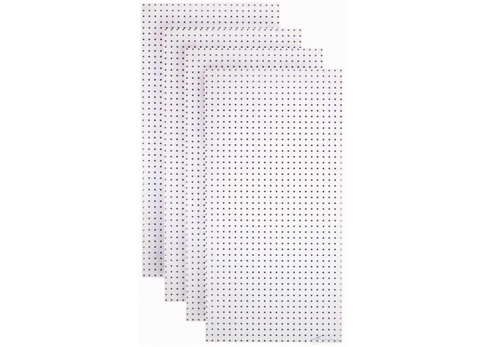 4 White Tempered Pegboards 24x 48