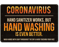 Coronavirus Hand Washing - 18" x 12"