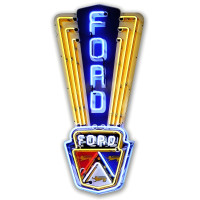 Ford Metal Sign - 11" x 23"