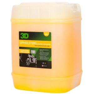 3D Upholstery & Carpet Shampoo, High Foam Stain & Odor Remover, 5 Gal