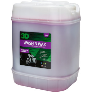 Wash N Wax Car Wash Soap, pH-Balanced Concentrate, 5 Gallon