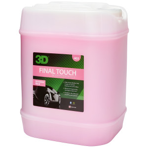 3D Final Touch Quick Detailer, Waterless Wash & Clay Lube - 5 Gal