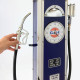 Gulf Blue Gas Pump Lamp and Clock