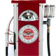 Flying A Red Gas Pump Lamp and Clock Flying A Red Gas Pump Lamp and Clock