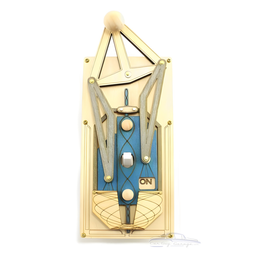Natural Blue Single Toggle Truss and Rigging Light Switch Plate Natural Blue Single Toggle Truss and Rigging Light Switch Plate