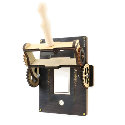 Black Rocker Throw Light Switch Plate
