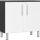 White Modular Oversized 2-Door Base Cabinet