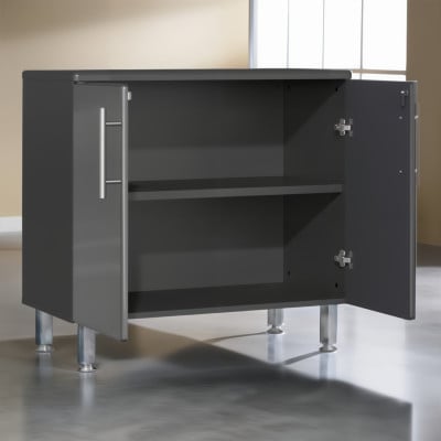 Grey Modular 7 Piece Cabinet Set - Ultimate Garage Storage Solution