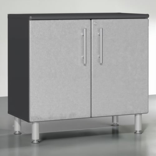 Silver Modular 2-Door Oversize Base Garage Cabinet